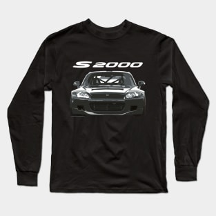 s2000 in black simplistic style Long Sleeve T-Shirt